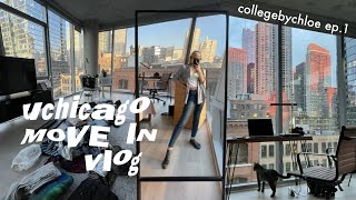 no longer a college dropout ･ﾟ✧ UChicago movein vlog  collegebychloe ep1 [upl. by Steinke]