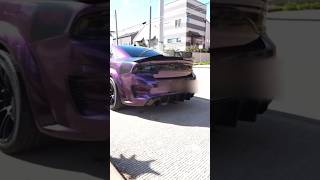 Srt Len reunites with the purple torch srt automobile mopar hellcat shorts youtube dodge [upl. by Aerdnahc]