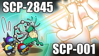 SCP001 vs SCP2845 Part 2 End of The World Scenario  Among Us Animation [upl. by Ninnetta859]