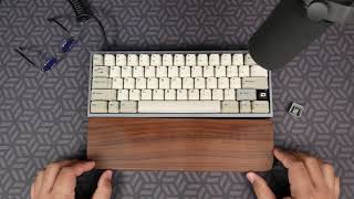 ALPS TOFU 60 with SKCM Salmon Alps switches [upl. by Adoc]