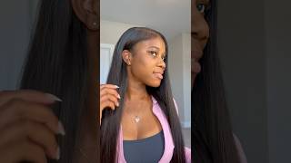 How did I do on my 1st Quick Weave🤭💓 quickweavetutorial quickweave sidepartquickweave [upl. by Thevenot88]