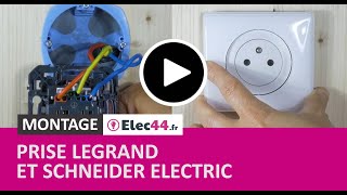 💡 Comment installer et brancher une prise de courant Legrand Céliane ou Dooxie et Schneider Odace [upl. by Clarisse]