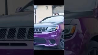 SRT Len’s Trackhawk wrap reveal youtube shorts trackhawk [upl. by Aleik]