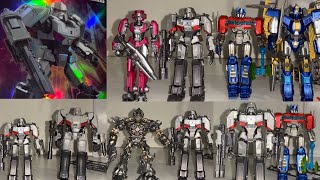 Transformers one megatron review Blokees classic class collection amp studio series comparison video [upl. by Klatt184]