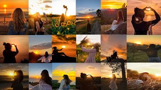 sunset photo poses for girls  sunset photo pose [upl. by Terrej473]