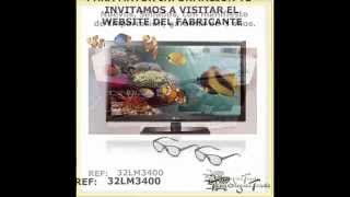 Televisores 32 Led Lg 32lm3400 Hd Tv 3d Gafas Sin Parpadeo Technologiestrade [upl. by Ynad]