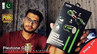 Plextone G25 Gaming Earphone Variable Sound For Pc And Mobile PUBG Gamers In Pakistan [upl. by Dewain]