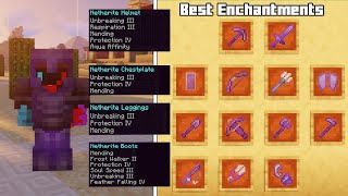 Best Enchantments For All Armor and Items in Minecraft 1213 [upl. by Yolande458]