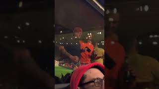 Who let grandad into the box football funny premierleuge funny awaydays banter uk footy yt [upl. by Hpesoy]