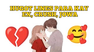 HUGOT LINES PARA KAY EX  CRUSH JOWA  FRIENDS LAPTRIP TO AT SAD [upl. by Eeryt15]