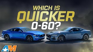 Is the 2024 Ford Mustang GT Quicker than the S550  060 MPH Test [upl. by Otrebmuh]