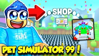 PET SIMULATOR 99 LOOKS SO AMAZING [upl. by Opalina]