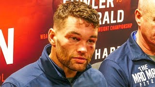 Scott Fitzgerald POST FIGHT PRESS CONFERENCE vs Anthony Fowler  Matchroom Boxing [upl. by Naanac]