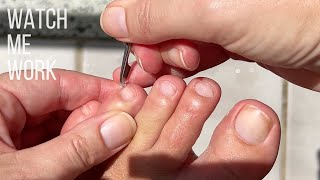 A pedicurist does her own DIY pedicure at home ✅beginner friendly✅ [upl. by Minerva846]