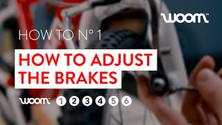 How to adjust the brakes on a kids bike  Quick amp easy  woom ORIGINAL [upl. by Enila738]