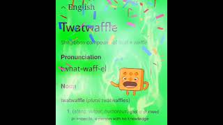 Twatwaffle [upl. by Wetzell193]