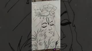 Krishna Drawing krishna drawing trendingshorts viralvideo edit art krishnastatus [upl. by Cort]