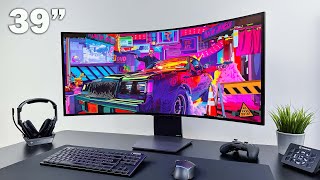 LGs NEW 39quot OLED Gaming Monitor 240Hz 39GS95QE Review [upl. by Airdnazxela]