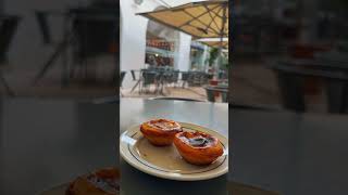 The best breakfast in Lisbon  Pastel de Nata  Belem lisbon portugal belem pasteldenata [upl. by Treve]