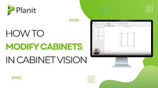 How to Modify Cabinets in Cabinet Vision Beginner [upl. by Ereveniug]