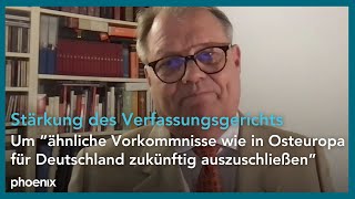 Verfassungsgericht Warum braucht es besseren Schutz braucht erklärt Prof Brenner Uni Jena [upl. by Amihsat235]