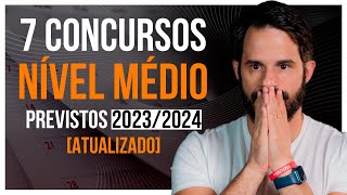 7 BIG CONCURSOS NÍVEL MÉDIO 2023 PARA COMEÇAR AGORA🔥 [upl. by Malda424]