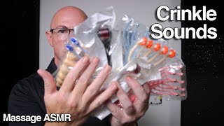 Crinkle Sounds for ASMR  No Talking  Unwrapping Stuff [upl. by Ballman]