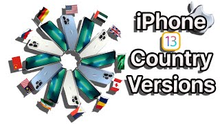 iPhone 13 Versions  Country differences Japan USA Russia China UAE UK [upl. by Eussoj]