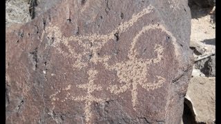 Viewing Ancient Petroglyphs from New Mexico [upl. by Nyledaj]