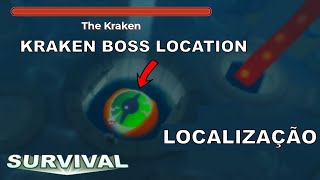 Roblox The Survival Game  BOSS KRAKEN  Localização [upl. by Lindsay6]