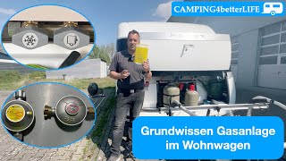 Camping  Tipp Grundwissen Gasanlage im Wohnwagen [upl. by Amliw]