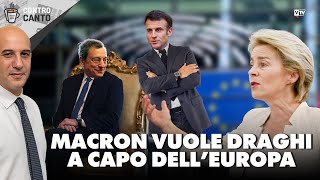 Macron vuole Draghi a capo dellEuropa  Il Controcanto  Rassegna stampa dell8 Dicembre 2023 [upl. by Assenej]