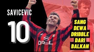 Dejan Savicevic Sang Dewa Dribble AC Milan Asal Yugoslavia [upl. by Ecirtam152]