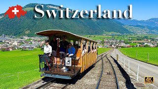 Most Scenic Train Ride In Switzerland🇨🇭Stanserhorn  Canton of Nidwalden [upl. by Stella]