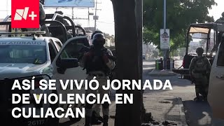 Culiacán Sinaloa vivió otra jornada de violencia al reportarse balaceras y bloqueos  Despierta [upl. by Yuh]