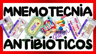 ANTIBIÓTICOS MECANISMO DE ACCIÓN  MNEMOTECNIA ANTIBIÓTICOS  GuiaMed [upl. by Rabjohn]