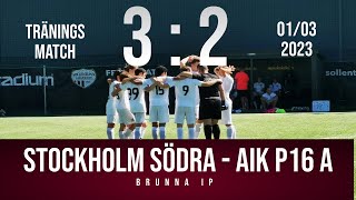 Stockholm Södra Fotboll  AIK P16 A 32 [upl. by Mazonson]