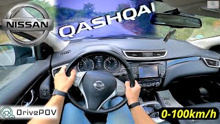 Nissan Qashqai II 16 dCi 2017  130HP320NM  POV TEST DRIVE POV ACCELERATION REVIEW  DrivePOV [upl. by Kimmy59]