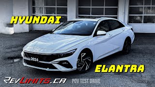 2024 HYUNDAI ELANTRA PREFERRED ASMR  PoV Test Drive 26  4K  REVLIMITSCA [upl. by Leak311]