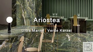 Ariostea  Ultra Marmi  Verde Karzai  Gepolijst Modern Marmer Look Keramiek Vloertegels Wand [upl. by Etnahsa644]