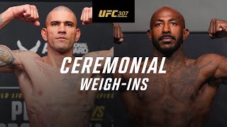 UFC 307 Ceremonial WeighIn [upl. by Laicram]