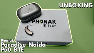 Paradise Naida P50 UP Detailed BTE I UNBOXING I Phonak Hearing aids​ [upl. by Moitoso]