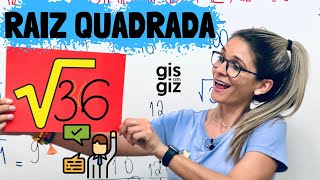 RAIZ QUADRADA 6 ANO  \ProfGis [upl. by Dao]