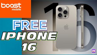 IPhone 16 Free Promotion Boost Mobile [upl. by Egoreg596]