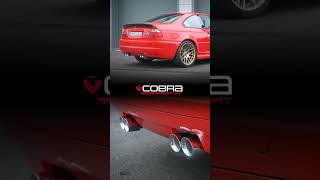 BMW M3 E46 Rear Performance Exhaust by Cobra Sport [upl. by Ahsirek505]