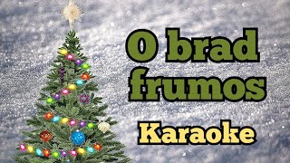 🎄O brad frumos ❄️ Karaoke🎄 [upl. by Kassel416]