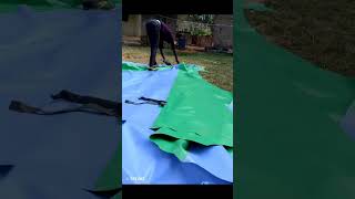 tent making process hardworkpaysoff [upl. by Cecilius]