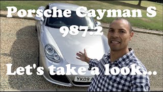 Porsche Cayman S 9872 review walk around and exhaust sound test [upl. by Irod]