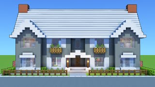 How To Make a Large Realistic House In Minecraft [upl. by Cirdes]