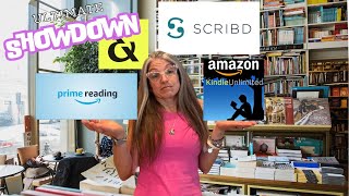 Are Ebook Subscriptions Worth It Kindle Unlimited vs Scribd vs Audible [upl. by Annabel]